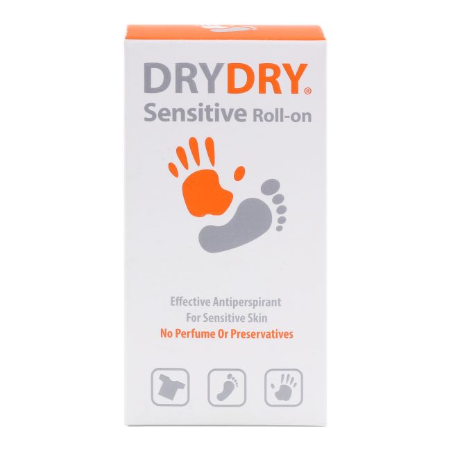 DRY DRY SENSITIVE rutulinis antiperspirantas, 50 ml