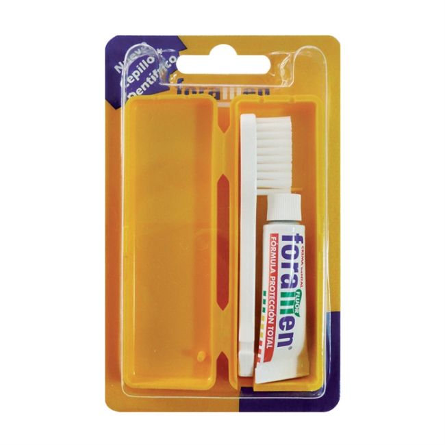 FORAMEN TRAVEL DENTAL SET dantų šepetėlis ir pasta