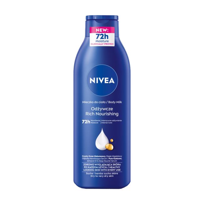 NIVEA RICH NOURISHING kūno pienelis labai sausai kūno odai prižiūrėti, 400 ml