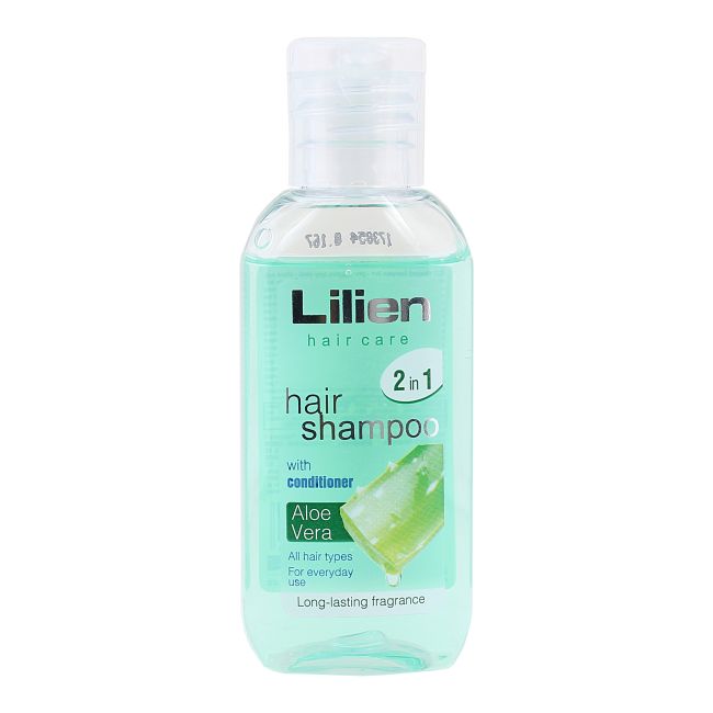 LILIEN 2 IN 1 ALOE VERA plaukų šampūnas ir kondicionierius, 50 ml