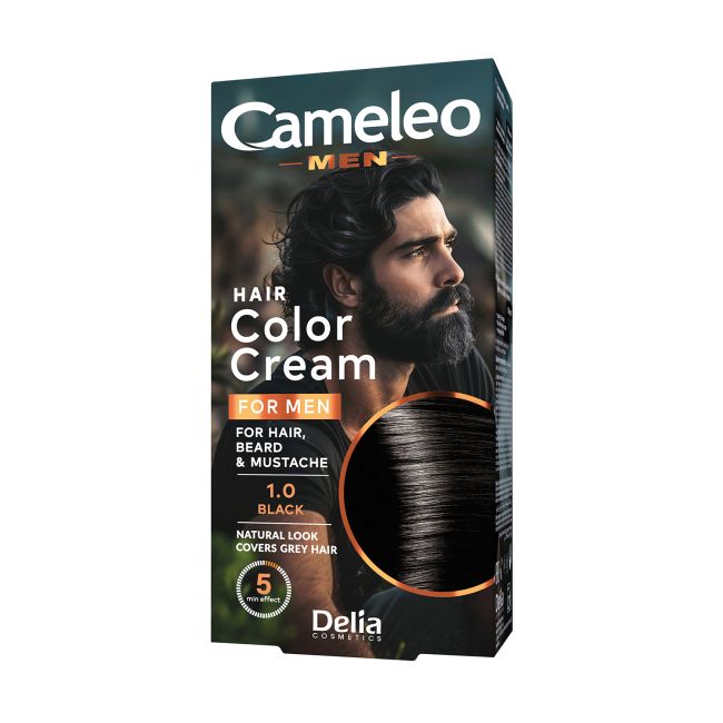 CAMELEO MEN dažai plaukams, barzdai, ūsams ir žandenoms dažyti