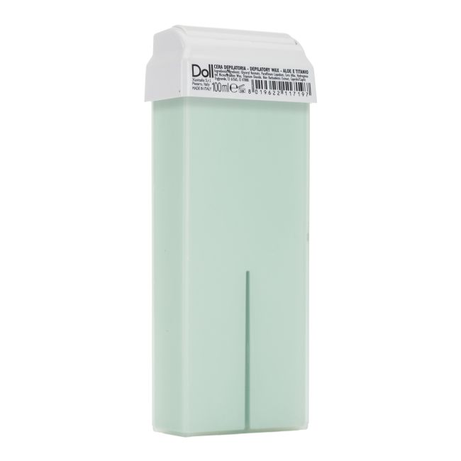 DOLL ALOE & TITANIO depiliacinis vaškas su rutuliniu aplikatoriumi, 100 ml