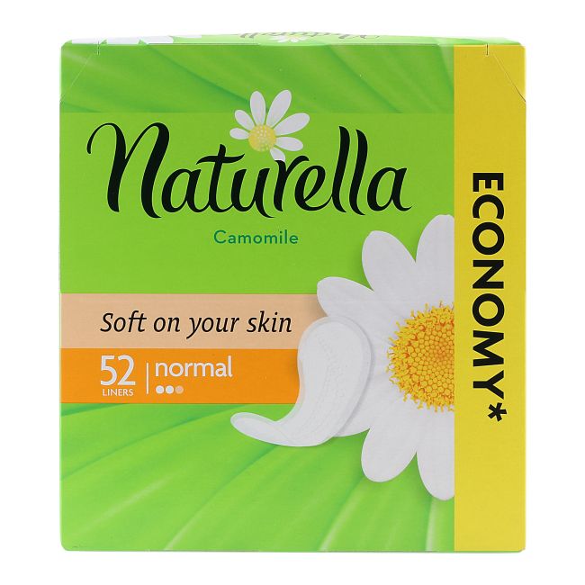 NATURELLA CAMOMILE ECONOMY higieniniai įklotai (52 vnt.)