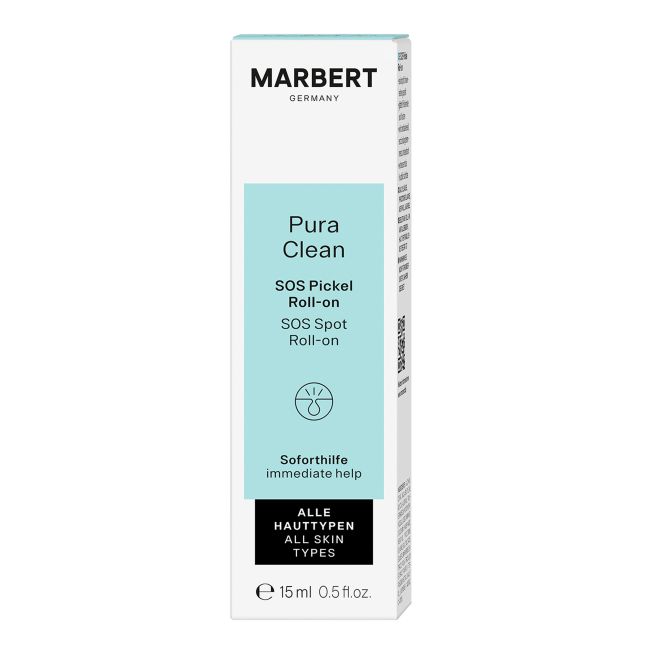 MARBERT PURA CLEAN SOS rutulinė priemonė probleminei veido odai prižiūrėti, 15 ml