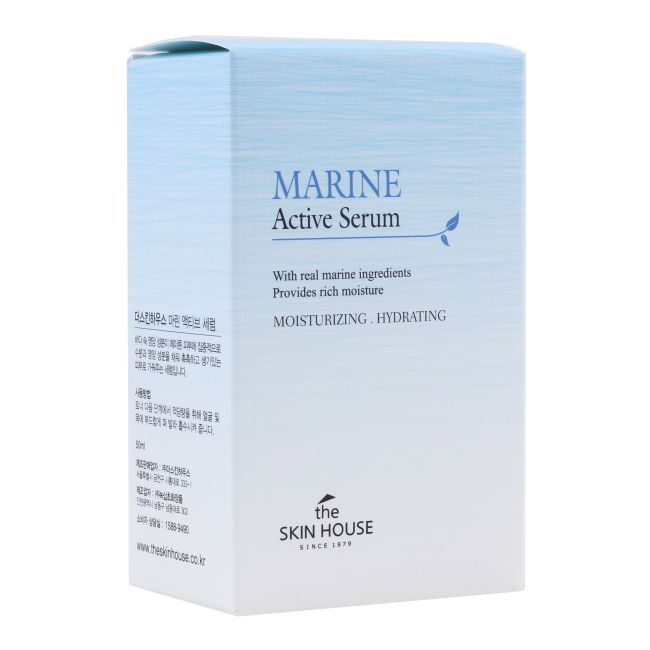THE SKIN HOUSE MARINE ACTIVE veido serumas, 50 ml