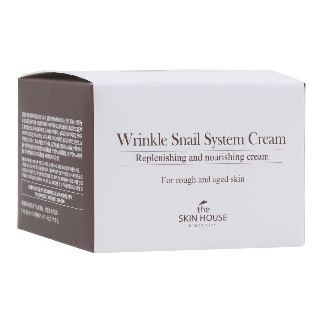 THE SKIN HOUSE WRINKLE SNAIL SYSTEM veido kremas, 100 ml