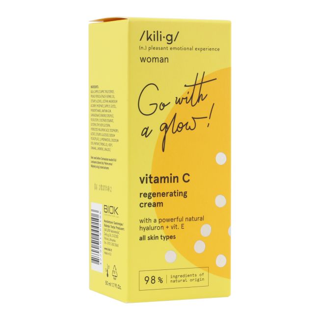 KILIG WOMAN VITAMIN C atkuriamasis kremas, 50 ml