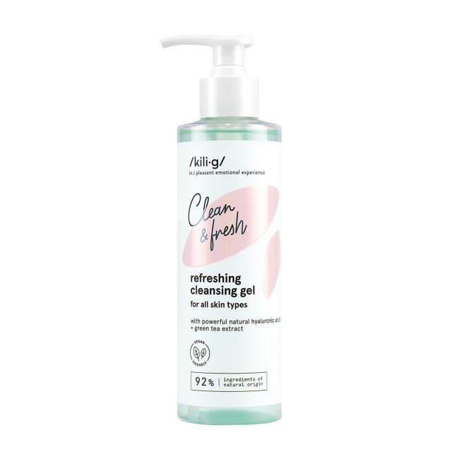 KILIG WOMAN CLEAN & FRESH REFRESHING gaivinamasis veido prausiklis, 250 ml