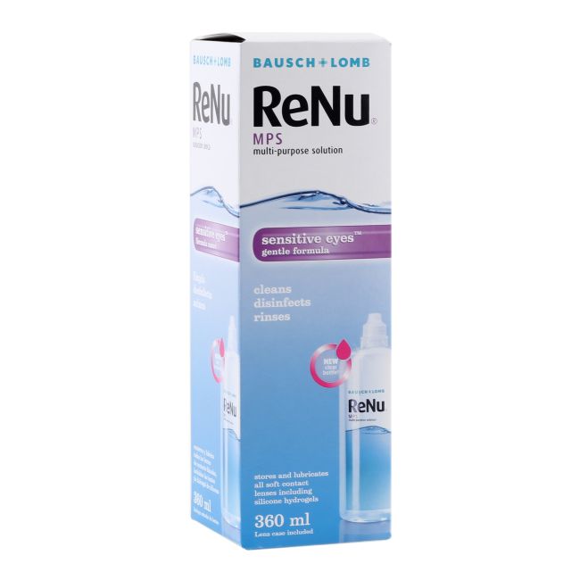 RENU MPS tirpalas kontaktiniams lęšiams prižiūrėti, 360 ml