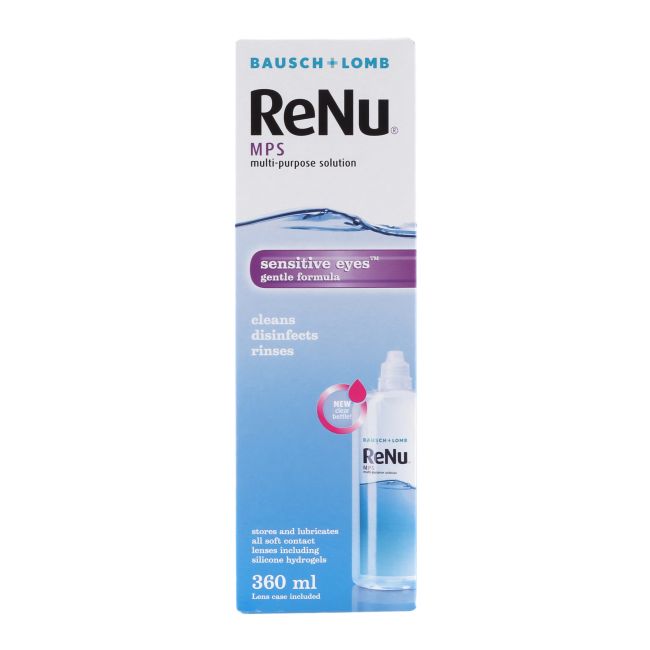 RENU MPS tirpalas kontaktiniams lęšiams prižiūrėti, 360 ml