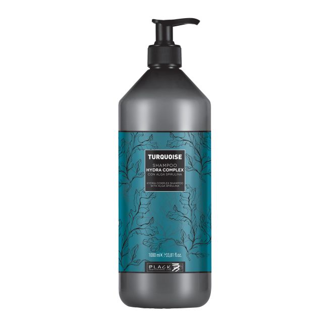 BLACK TURQUOISE HYDRA COMPLEX plaukų šampūnas, 1000 ml