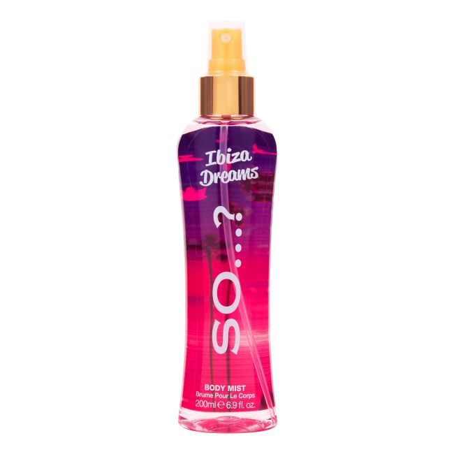 SO..? IBIZA DREAMS kūno migla, 200 ml