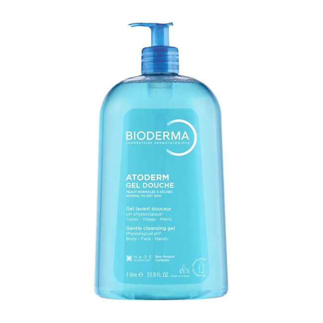 BIODERMA ATODERM GENTLE valomoji dušo želė, 1000 ml