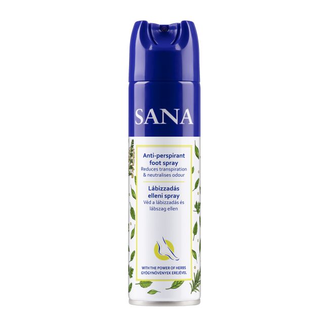 SANA purškiamasis pėdų antiperspirantas, 150 ml