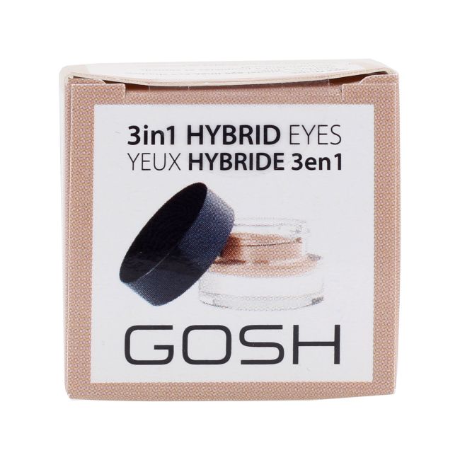 GOSH 3 IN 1 HYBRID antakių, akių kontūro linijos ir akių vokų priemonė, 3 ml
