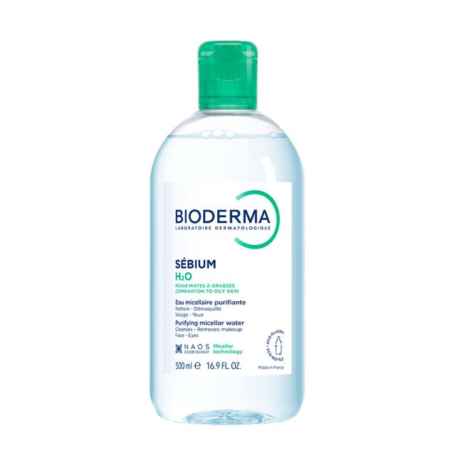 BIODERMA SEBIUM H2O valomasis micelinis vanduo, 500 ml
