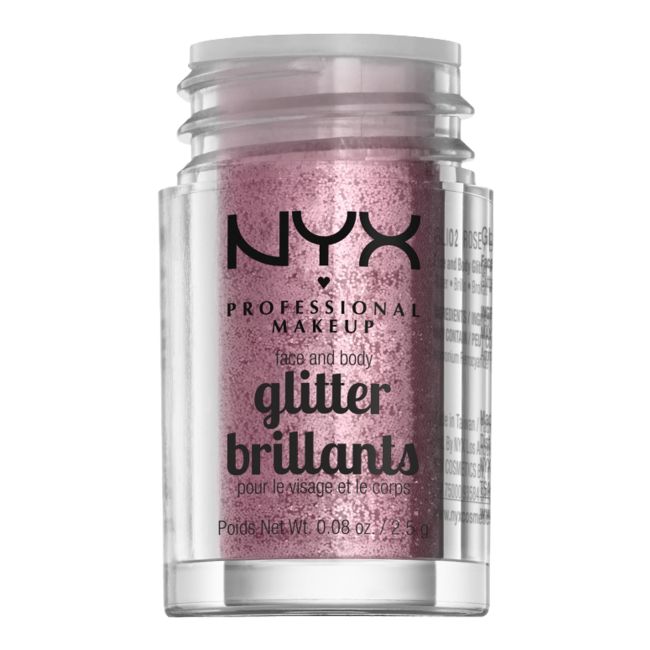 NYX PROFESSIONAL MAKEUP GLITTER BRILLANTS veido ir kūno blizgis, 2,5 g