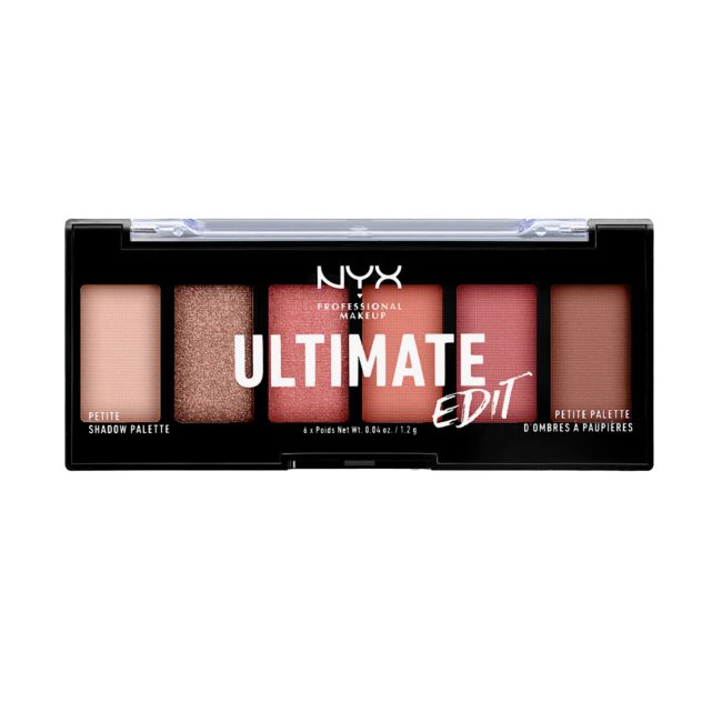 NYX PROFESSIONAL MAKEUP ULTIMATE EDIT akių vokų šešėlių paletė (6 x 1,2 g)