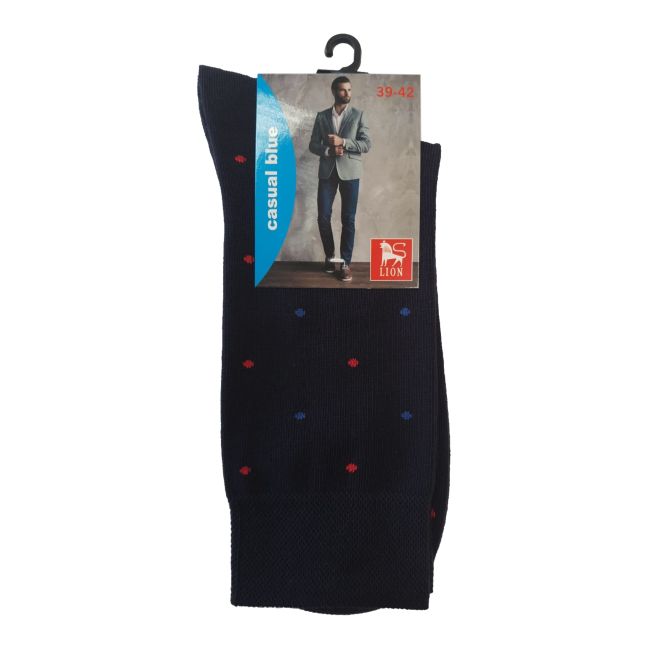 LION CASUAL BLUE vyriškos kojinės