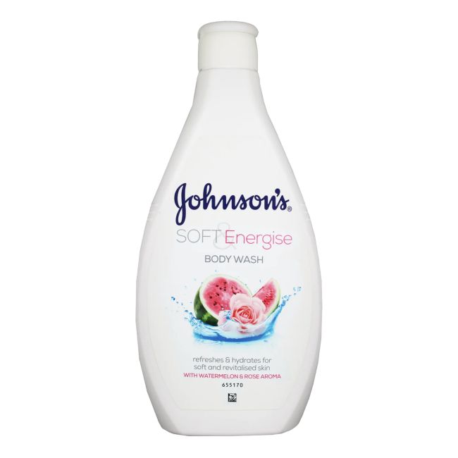 JOHNSON'S SOFT ENERGISE kūno prausiklis, 400 ml