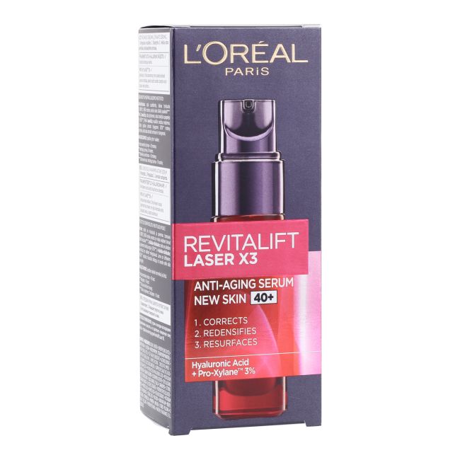 L'OREAL REVITALIFT LASER X 3 veido serumas, 30 ml