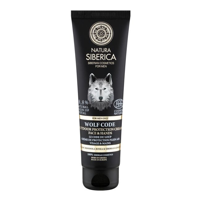 NATURA SIBERICA WOLF CODE vyrų veido ir rankų kremas, 80 ml