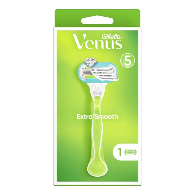 GILLETTE VENUS EXTRA SMOOTH skustuvas ir keičiamoji galvutė