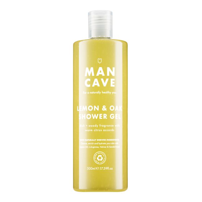MAN CAVE LEMON & OAK dušo želė, 500 ml