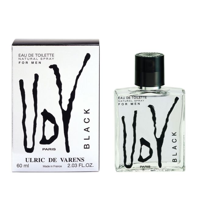 ULRIC DE VARENS BLACK tualetinis vyrų vanduo, 60 ml