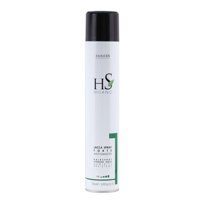 EMMEDI HS MILANO 1 STRONG HOLD plaukų lakas, 500 ml