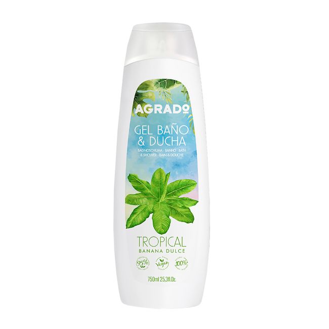 AGRADO TROPICAL vonios ir dušo želė, 750 ml