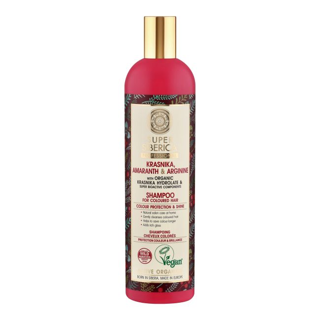 SUPER SIBERICA PROFESSIONAL dažytų plaukų šampūnas, 400 ml