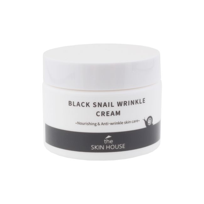 THE SKIN HOUSE BLACK SNAIL WRINKLE veido kremas, 50 ml