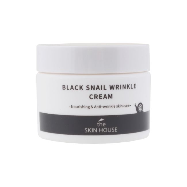 THE SKIN HOUSE BLACK SNAIL WRINKLE veido kremas, 50 ml