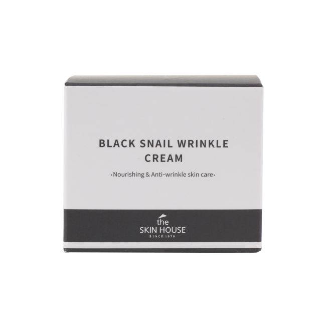 THE SKIN HOUSE BLACK SNAIL WRINKLE veido kremas, 50 ml