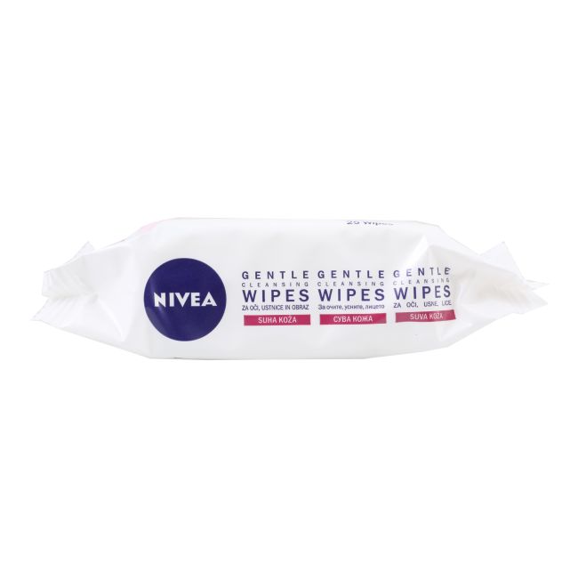 NIVEA GENTLE švelnios valomosios servetėlės (25 vnt.)