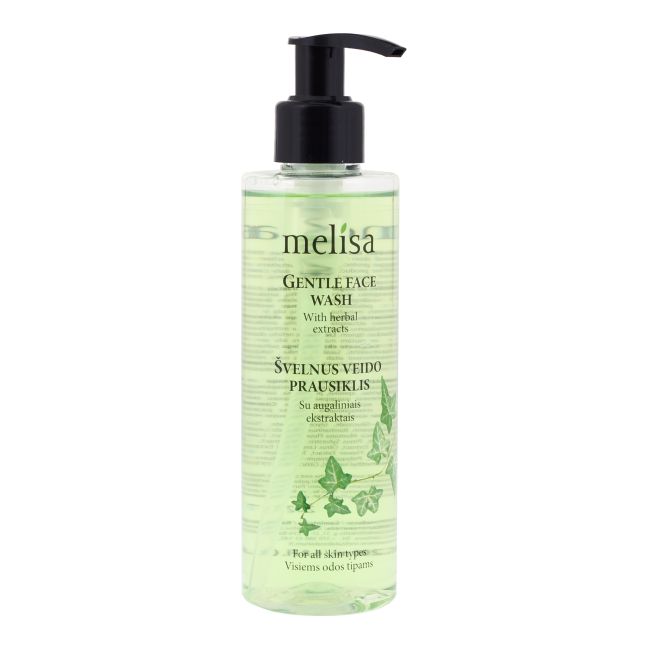 MELISA švelnus veido prausiklis su augaliniais ekstraktais, 200 ml