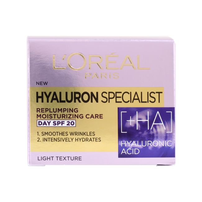 L'OREAL HYALURON SPECIALIST dieninis kremas, 50 ml