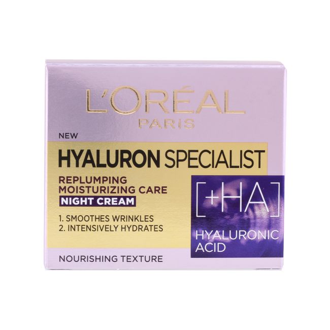 L'OREAL HYALURON SPECIALIST naktinis kremas, 50 ml