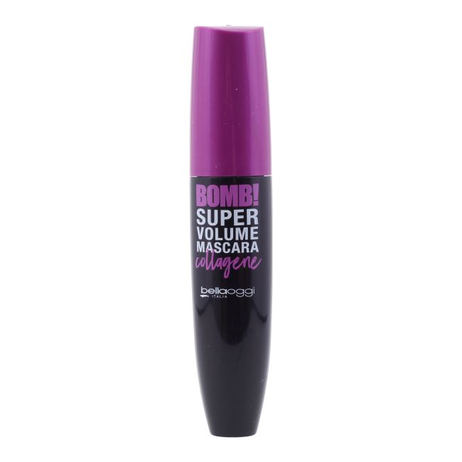 BELLAOGGI BOMB! SUPER VOLUME COLLAGENE blakstienų tušas, 15,5 ml