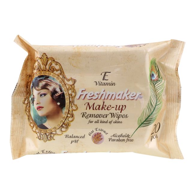 FRESHMAKER MAKE-UP drėgnos servetėlės makiažui valyti (20 vnt.)
