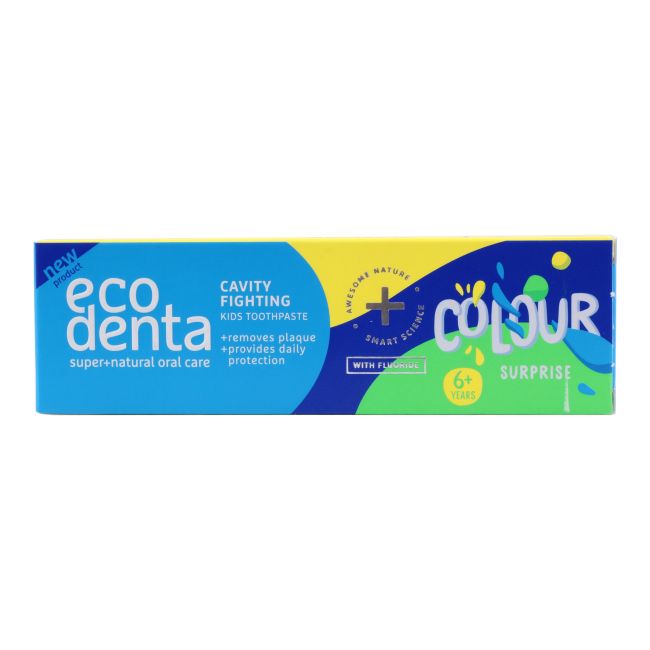 ECODENTA vaikų dantų pasta apsauganti nuo karieso, 75 ml