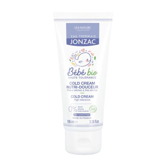 EAU THERMALE JONZAC BEBE BIO NUTRI - GENTLE COLD vaikų veido, kūno, rankų kremas, 100 ml