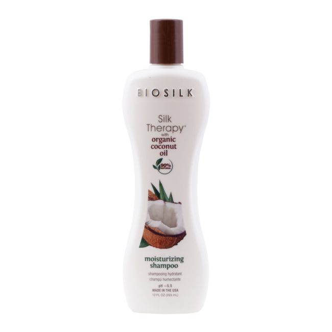 BIOSILK SILK THERAPY MOISTURIZING plaukų šampūnas, 355 ml
