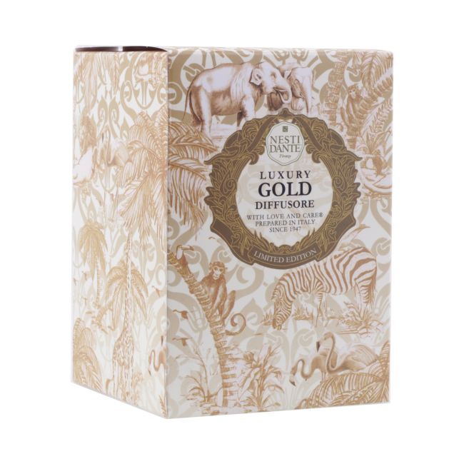 NESTI DANTE LUXURY GOLD namų kvapas, 500 ml ir lazdelės