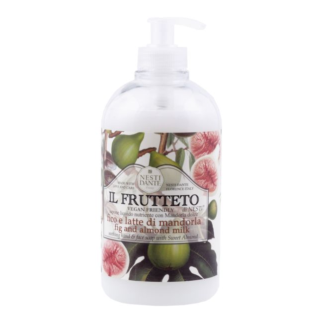 NESTI DANTE IL FRUTTETO FIG & ALMOND MILK rankų ir veido skystasis muilas, 500 ml