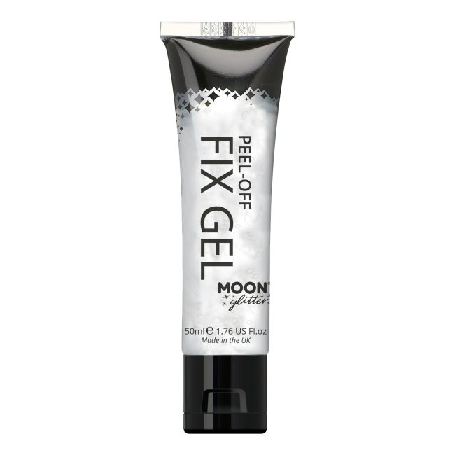 MOON GLITTER PEEL-OFF FIX veido ir kūno fiksuojamoji želė, 15 ml