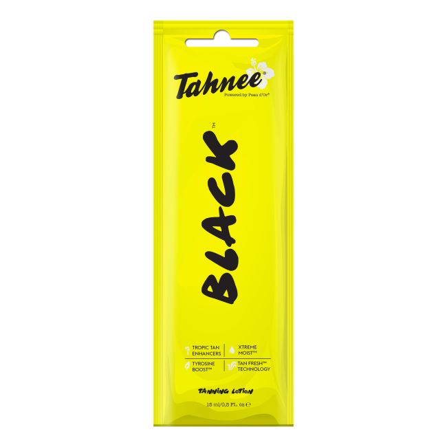 TAHNEE BLACK soliariumo įdegio losjonas, 15 ml