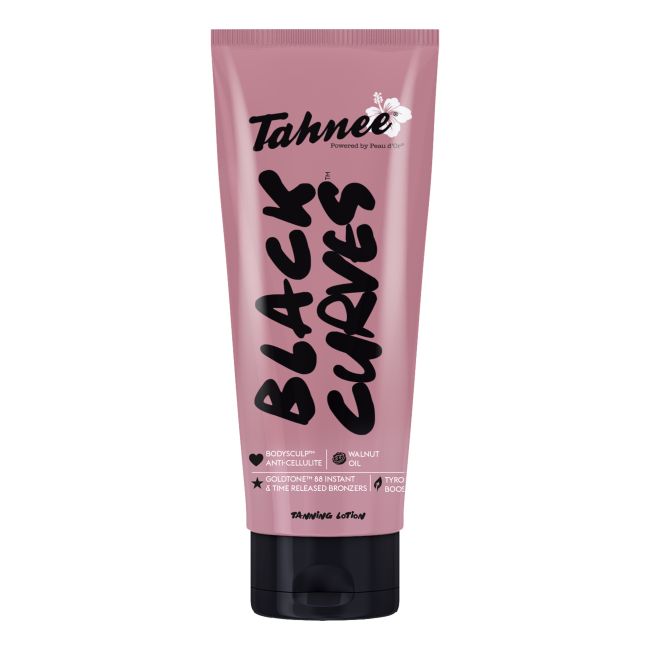 TAHNEE BLACK CURVES soliariumo įdegio losjonas, 200 ml