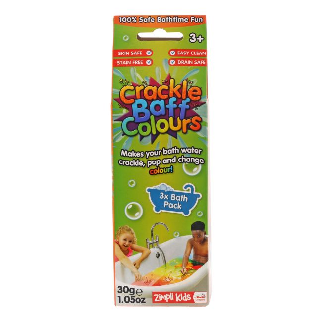 CRACKLE BAFF COLOURS vonios milteliai, vandenyje sukeliantys spragsėjimą (30 g)